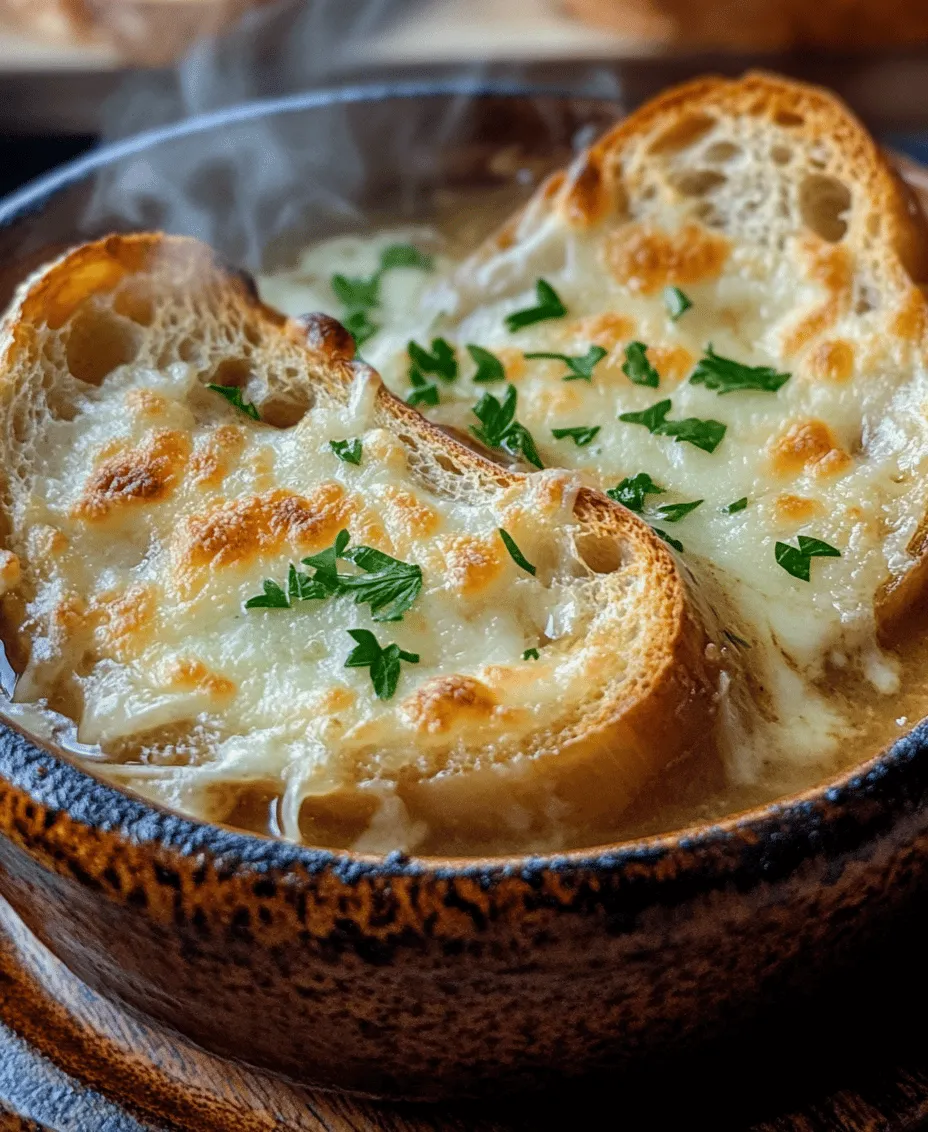 Few dishes evoke the warmth and comfort of home quite like French onion soup. This classic comfort food, with its rich flavors and hearty ingredients, has captivated palates for generations. Originating from the heart of French cuisine, this beloved dish is a staple in both restaurants and home kitchens alike. Whether served as a starter or enjoyed as a main dish, French onion soup with its iconic cheesy toast is a culinary experience that warms the soul, especially during the colder months when the chill in the air calls for something soothing and hearty.