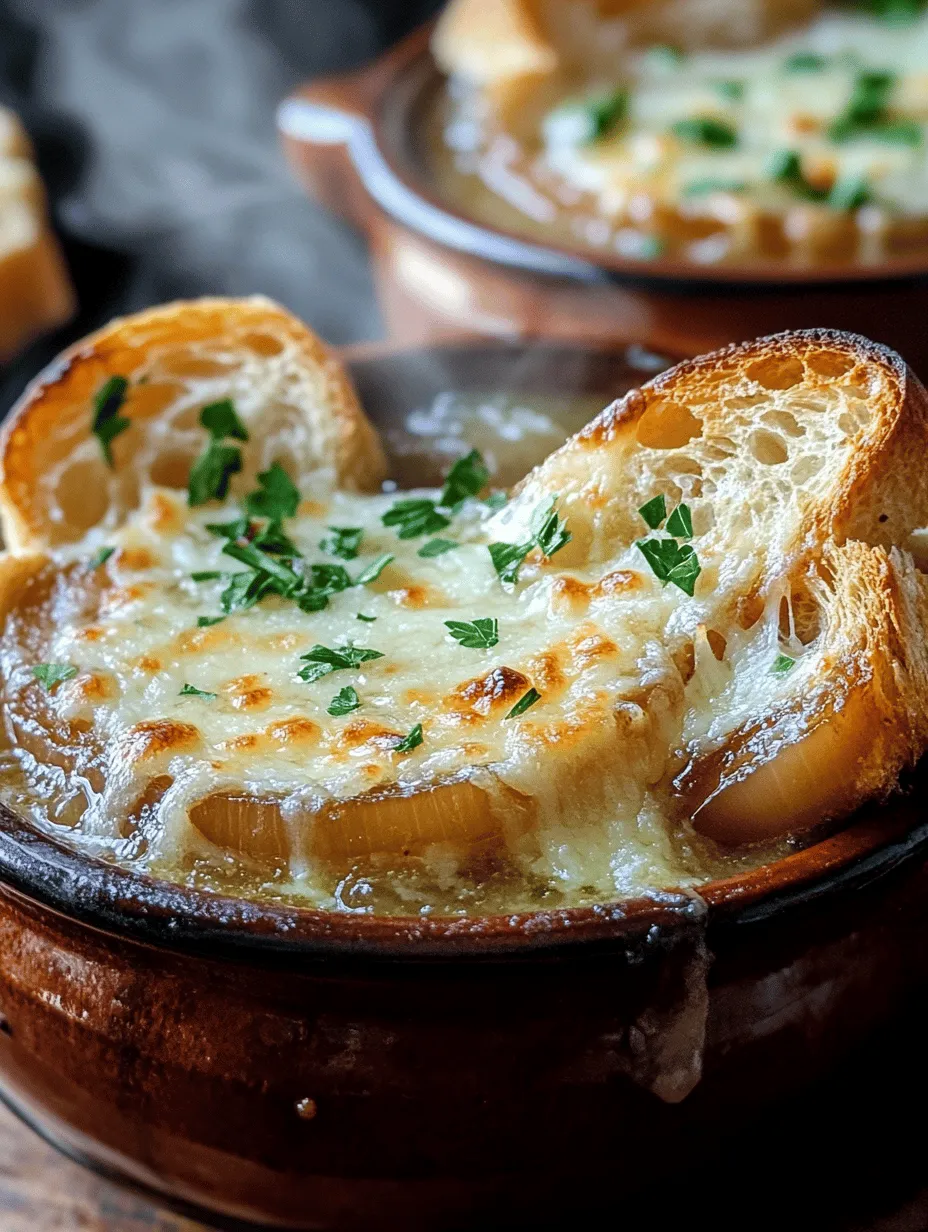 Few dishes evoke the warmth and comfort of home quite like French onion soup. This classic comfort food, with its rich flavors and hearty ingredients, has captivated palates for generations. Originating from the heart of French cuisine, this beloved dish is a staple in both restaurants and home kitchens alike. Whether served as a starter or enjoyed as a main dish, French onion soup with its iconic cheesy toast is a culinary experience that warms the soul, especially during the colder months when the chill in the air calls for something soothing and hearty.