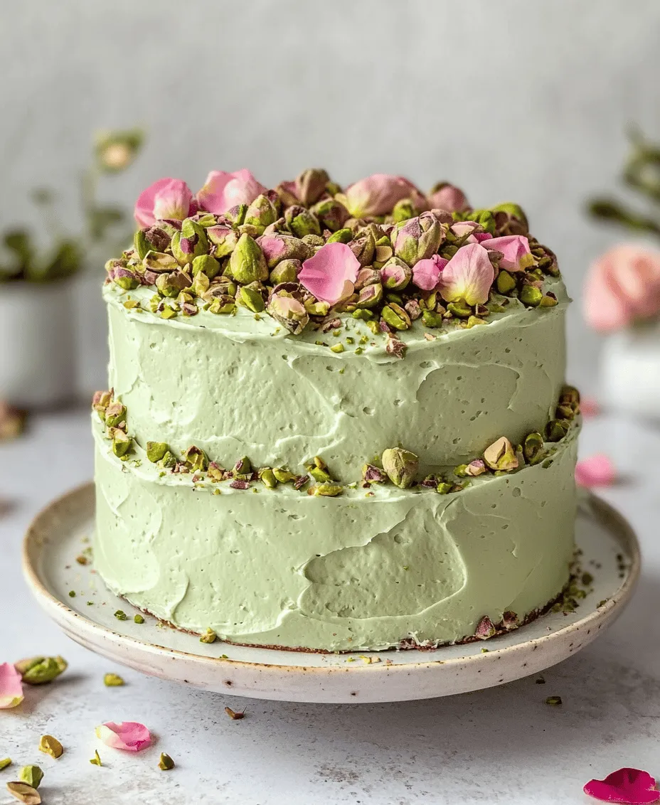 Elegant desserts have a special place in culinary traditions around the world, often gracing tables during celebrations, weddings, and special occasions. Their intricate designs and unique flavors not only tantalize the taste buds but also create lasting memories. Among these exquisite desserts is the Rosewater Pistachio Cake, a delightful treat that stands out for its beautiful balance of flavor and texture. This cake, with its soft crumb and aromatic essence, is perfect for anyone looking to impress guests or simply indulge in a luxurious dessert.