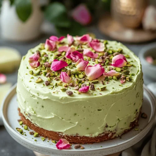 Elegant desserts have a special place in culinary traditions around the world, often gracing tables during celebrations, weddings, and special occasions. Their intricate designs and unique flavors not only tantalize the taste buds but also create lasting memories. Among these exquisite desserts is the Rosewater Pistachio Cake, a delightful treat that stands out for its beautiful balance of flavor and texture. This cake, with its soft crumb and aromatic essence, is perfect for anyone looking to impress guests or simply indulge in a luxurious dessert.