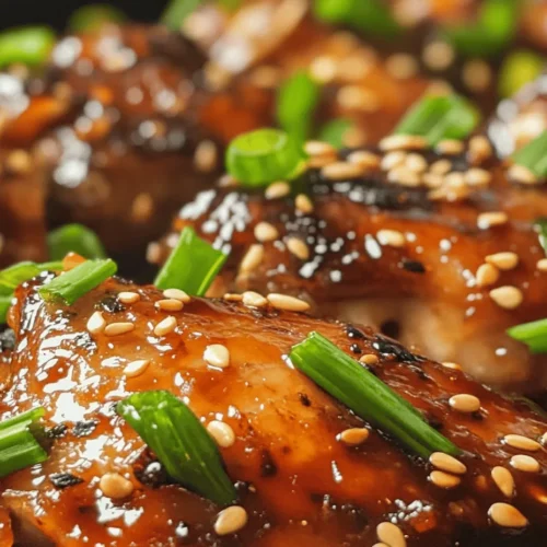 Sweet and Sticky Honey Garlic Chicken is a delightful dish that brings together the perfect balance of flavors, making it a favorite in many households. This recipe highlights the sweet notes of honey, the savory undertones of soy sauce, and the aromatic punch of garlic, creating a tantalizing sauce that clings to tender pieces of chicken. Whether you're preparing a quick weeknight dinner or looking to impress guests at a special gathering, this dish is both accessible and elegant.