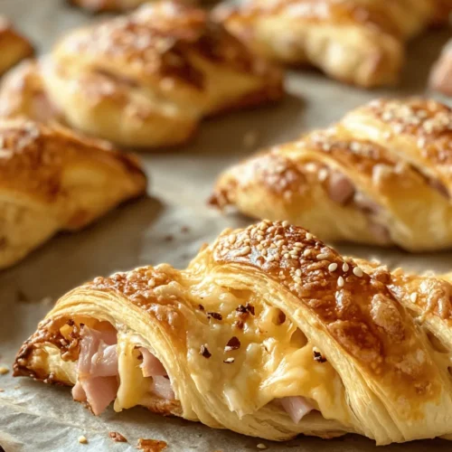 To create the perfect Ham and Cheese Twists, it's essential to understand the main components of the recipe. Each ingredient plays a crucial role in achieving the desired flavor and texture, making it imperative to choose high-quality products.