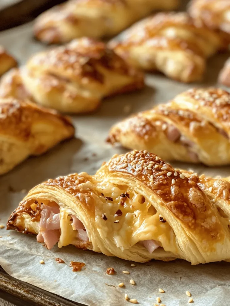 To create the perfect Ham and Cheese Twists, it's essential to understand the main components of the recipe. Each ingredient plays a crucial role in achieving the desired flavor and texture, making it imperative to choose high-quality products.