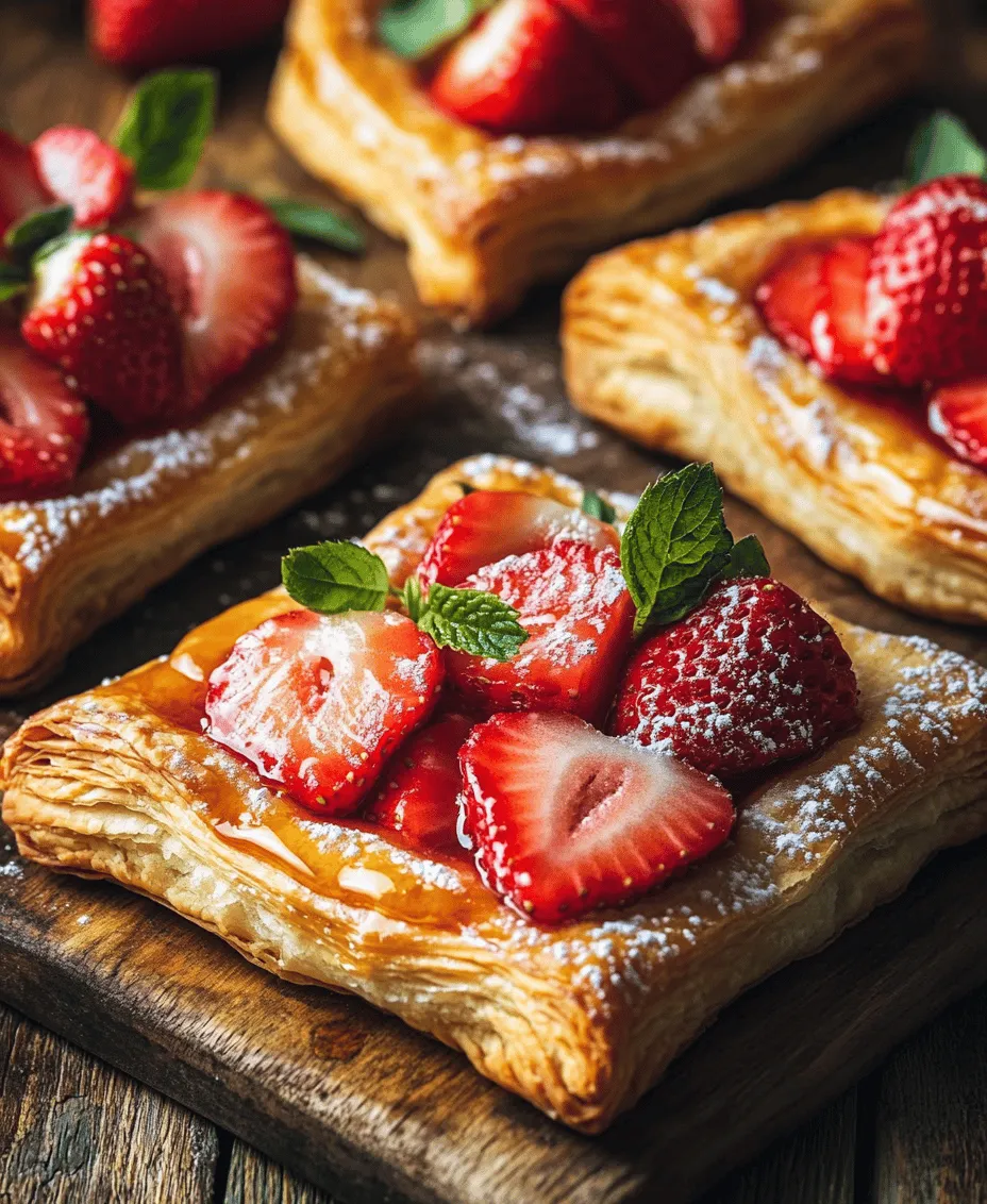 In the realm of vegan baking, finding recipes that are not only simple to prepare but also incredibly delicious can sometimes be a challenge. Fortunately, the Vegan Strawberry Cream Danish is a delightful treat that perfectly combines the flaky texture of puff pastry with the sweet, vibrant flavors of fresh strawberries and rich coconut cream. This pastry is not just a feast for the eyes; it is a wholesome indulgence that can easily become a favorite among vegans and non-vegans alike.