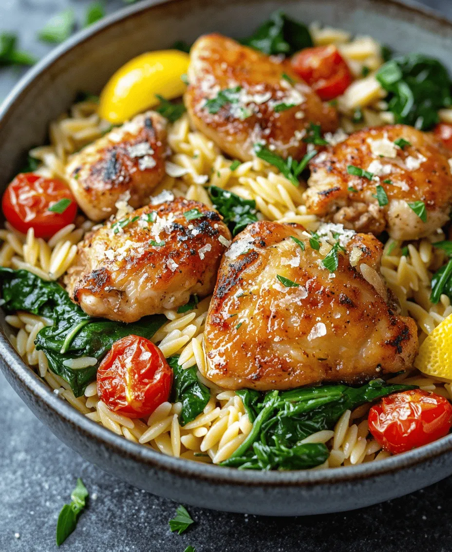 Zesty Lemon Chicken Orzo is a delightful dish that brings together the comforting essence of a warm meal and the refreshing brightness of citrus flavors. This recipe showcases tender chicken simmered in a vibrant lemon-infused broth, accompanied by delicate orzo pasta, fresh vegetables, and aromatic herbs. Perfect for a weeknight dinner or a special gathering, this dish not only tantalizes the taste buds but also nourishes the body.