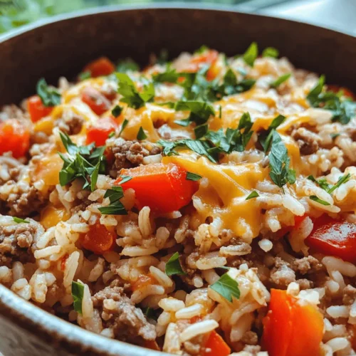 In today’s fast-paced world, finding meals that are both delicious and easy to prepare can be a challenge. Enter the One Pot Unstuffed Pepper Skillet, a dish that perfectly marries simplicity with flavor. This hearty meal captures the essence of traditional stuffed peppers but without the hassle of labor-intensive preparation. Imagine a vibrant medley of ingredients simmering together in one pan, creating a comforting and satisfying dinner that the whole family will love.