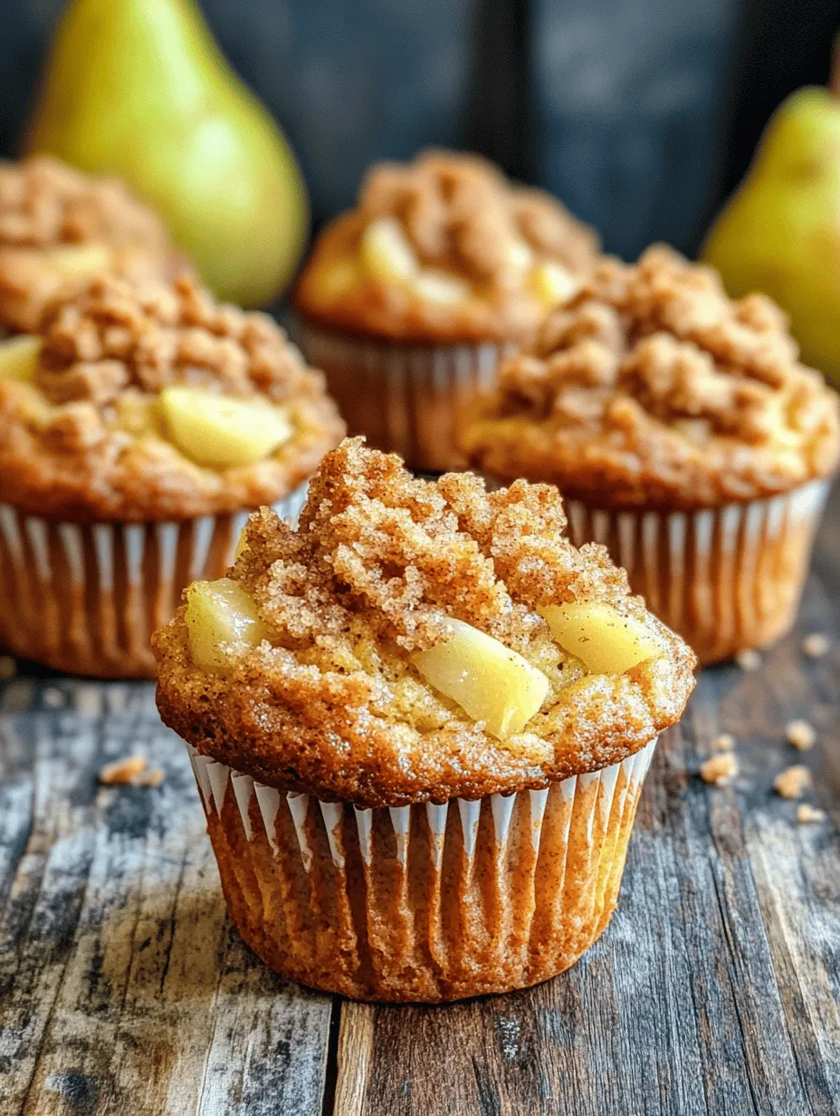 In the world of baked goods, few items can evoke comfort and warmth quite like a freshly baked muffin. Among the myriad of muffin varieties, the Luscious Cinnamon Streusel Pear Muffins stand out, offering a delectable combination of ripe pears and fragrant cinnamon that tantalizes the taste buds. This recipe is not just a delightful treat; it embodies the essence of seasonal baking, incorporating fresh fruits that bring both flavor and nutrition to the table.