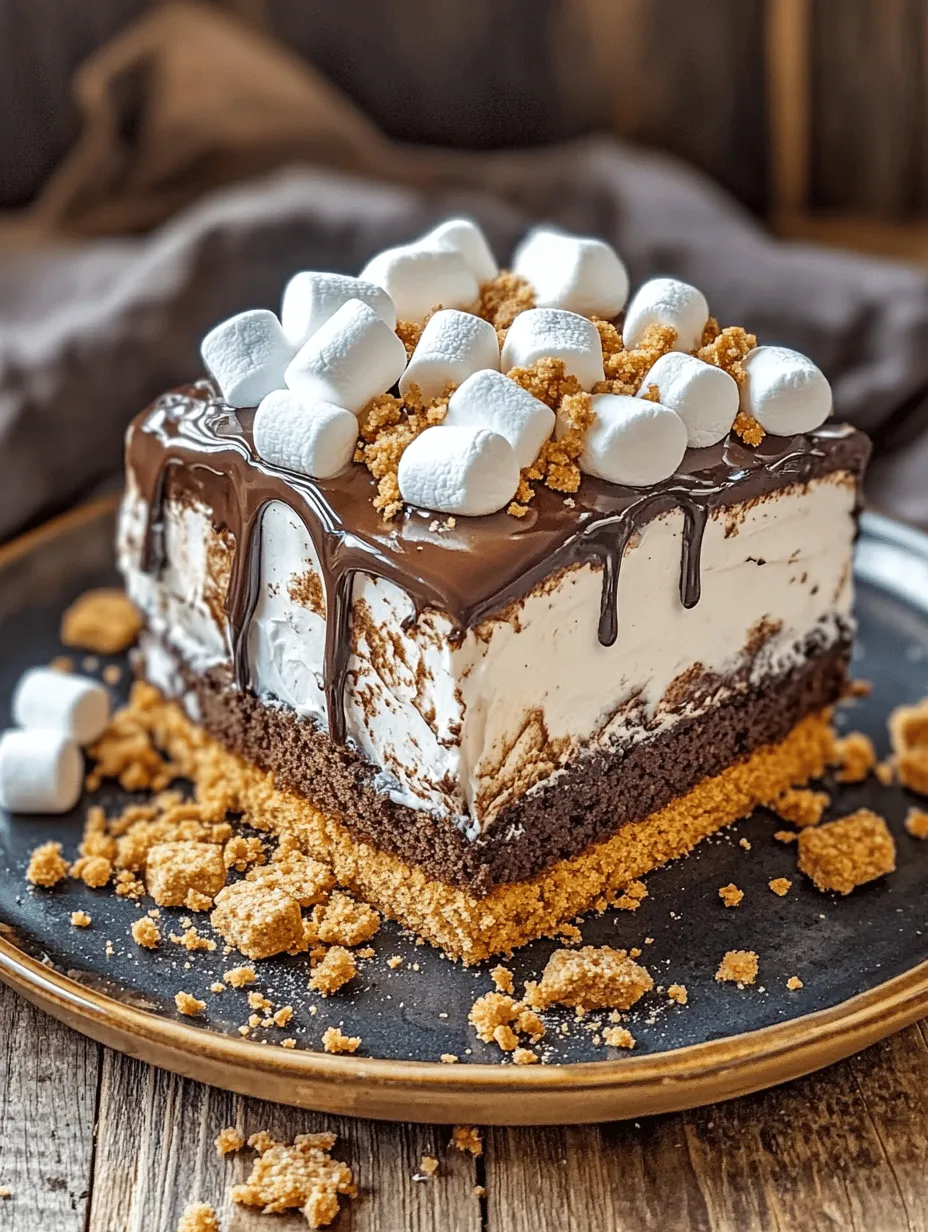 S'mores Cake Delight is a nostalgic dessert that captures the essence of summer campfires and cozy family gatherings. This decadent treat combines all the beloved flavors of traditional s'mores—graham crackers, chocolate, and toasted marshmallows—into a luscious cake that delights both young and old. With its rich layers and delightful textures, S'mores Cake Delight is more than just a dessert; it’s a celebration of childhood memories and a perfect way to create new ones.