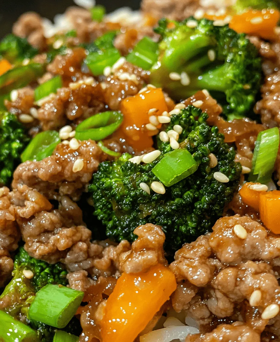 Honey Garlic Ground Beef and Broccoli is a delightful dish that brings together the rich flavors of sautéed ground beef and vibrant broccoli, all coated in a sweet and savory honey garlic sauce. This recipe is not only quick and easy to prepare but also delivers a satisfying meal that the whole family will love. In today’s fast-paced world, finding time to cook nutritious meals can be a challenge. However, incorporating healthy ingredients like broccoli into everyday cooking doesn't have to be complicated. This dish makes it simple to include wholesome vegetables in your diet while ensuring that dinner is both delicious and enjoyable.