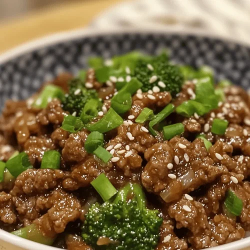 Honey Garlic Ground Beef and Broccoli is a delightful dish that brings together the rich flavors of sautéed ground beef and vibrant broccoli, all coated in a sweet and savory honey garlic sauce. This recipe is not only quick and easy to prepare but also delivers a satisfying meal that the whole family will love. In today’s fast-paced world, finding time to cook nutritious meals can be a challenge. However, incorporating healthy ingredients like broccoli into everyday cooking doesn't have to be complicated. This dish makes it simple to include wholesome vegetables in your diet while ensuring that dinner is both delicious and enjoyable.