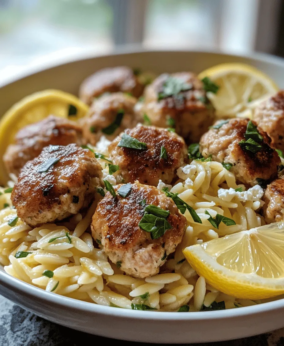 In the world of culinary delights, few dishes evoke the sun-soaked landscapes of Greece quite like Greek Chicken Meatballs with Lemon Orzo. This recipe not only tantalizes your taste buds but also offers a nutritious meal packed with flavor, making it perfect for busy weeknights or entertaining guests. Imagine succulent, herb-infused meatballs that burst with Mediterranean flavors, paired with a refreshing, citrusy orzo that brings a delightful balance of textures and tastes. With its vibrant ingredients and ease of preparation, this dish is sure to become a family favorite.