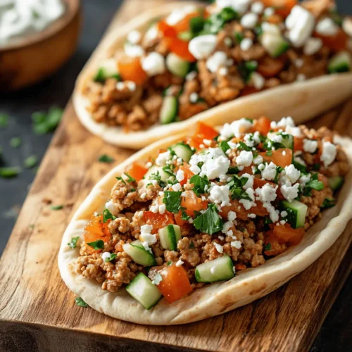 Delve into the vibrant flavors of the Mediterranean with our delicious Mediterranean Ground Chicken Pitas recipe. This dish combines lean ground chicken with a medley of fresh vegetables, aromatic spices, and creamy feta cheese, all perfectly nestled in warm whole wheat pita pockets. Ideal for a quick weeknight dinner or a wholesome lunch, these pitas are not only easy to prepare but also packed with nutrients. In this article, we will explore the origins of Mediterranean cuisine, the health benefits of the ingredients, and a step-by-step guide to creating this delightful meal.