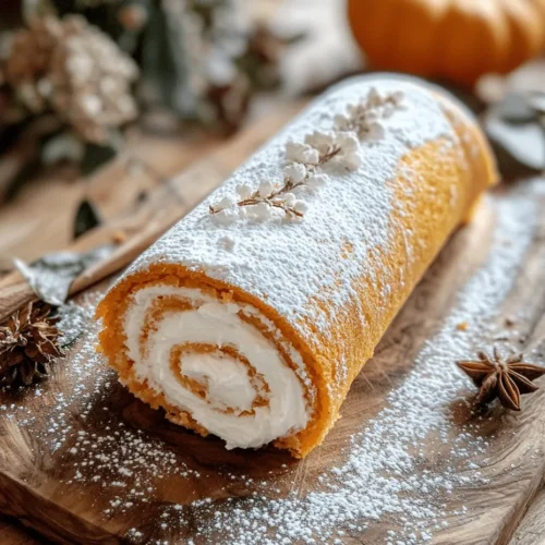 When preparing your pumpkin roll, using a kitchen towel is an indispensable step that can greatly enhance the process. After you’ve baked your pumpkin cake, the first thing to do is to transfer it onto a clean kitchen towel dusted with powdered sugar. This dusting serves multiple purposes. Primarily, it prevents the cake from sticking to the towel, making the unrolling process much smoother. The fine granules of powdered sugar create a barrier, reducing friction and allowing you to roll the cake without tearing it. Additionally, this layer of sweetness will be a delightful complement to the rich cream cheese filling, enhancing the overall flavor profile of your dessert.