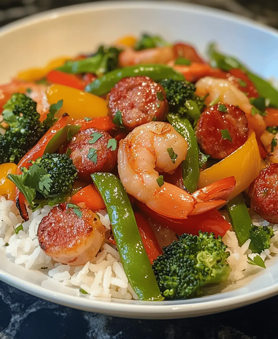 If you're looking for a deliciously savory dish that combines the rich flavors of succulent shrimp, smoky sausage, and vibrant vegetables, look no further than the Easy Honey Garlic Shrimp with Sausage & Veggies. This recipe is not only a feast for the senses, but it also boasts a delightful balance of sweet and savory, thanks to the honey and soy sauce that create a glaze that clings to each ingredient beautifully. Imagine juicy shrimp, perfectly cooked sausage, and a medley of colorful vegetables all coming together in one pan for a quick weeknight meal that the entire family will love.