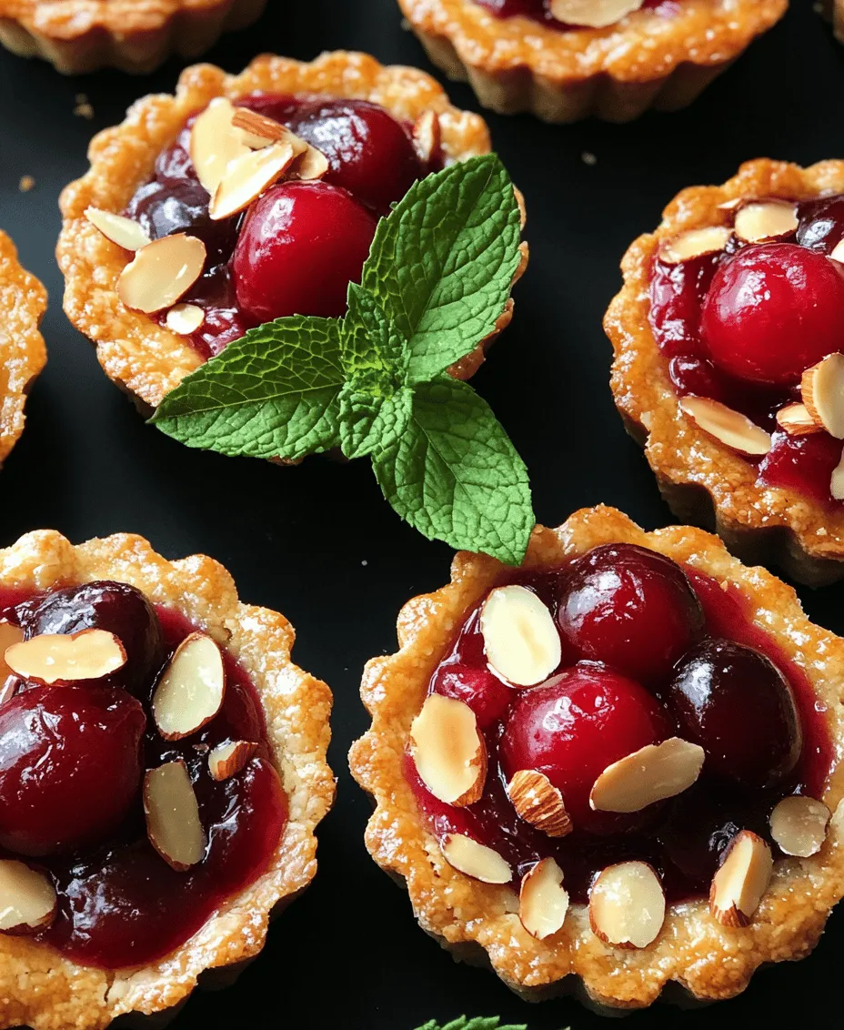 Welcome to the delightful world of Cherry Almond Tarts, a dessert that encapsulates the essence of sweetness and nutty richness in every bite. These tarts are not just visually appealing with their glossy cherry topping and golden crust; they also offer a flavor experience that is both comforting and sophisticated. The combination of juicy cherries with a hint of almond creates a perfect harmony, making Cherry Almond Tarts an ideal treat for any occasion, whether it’s a casual family gathering, a festive celebration, or an elegant dinner party.