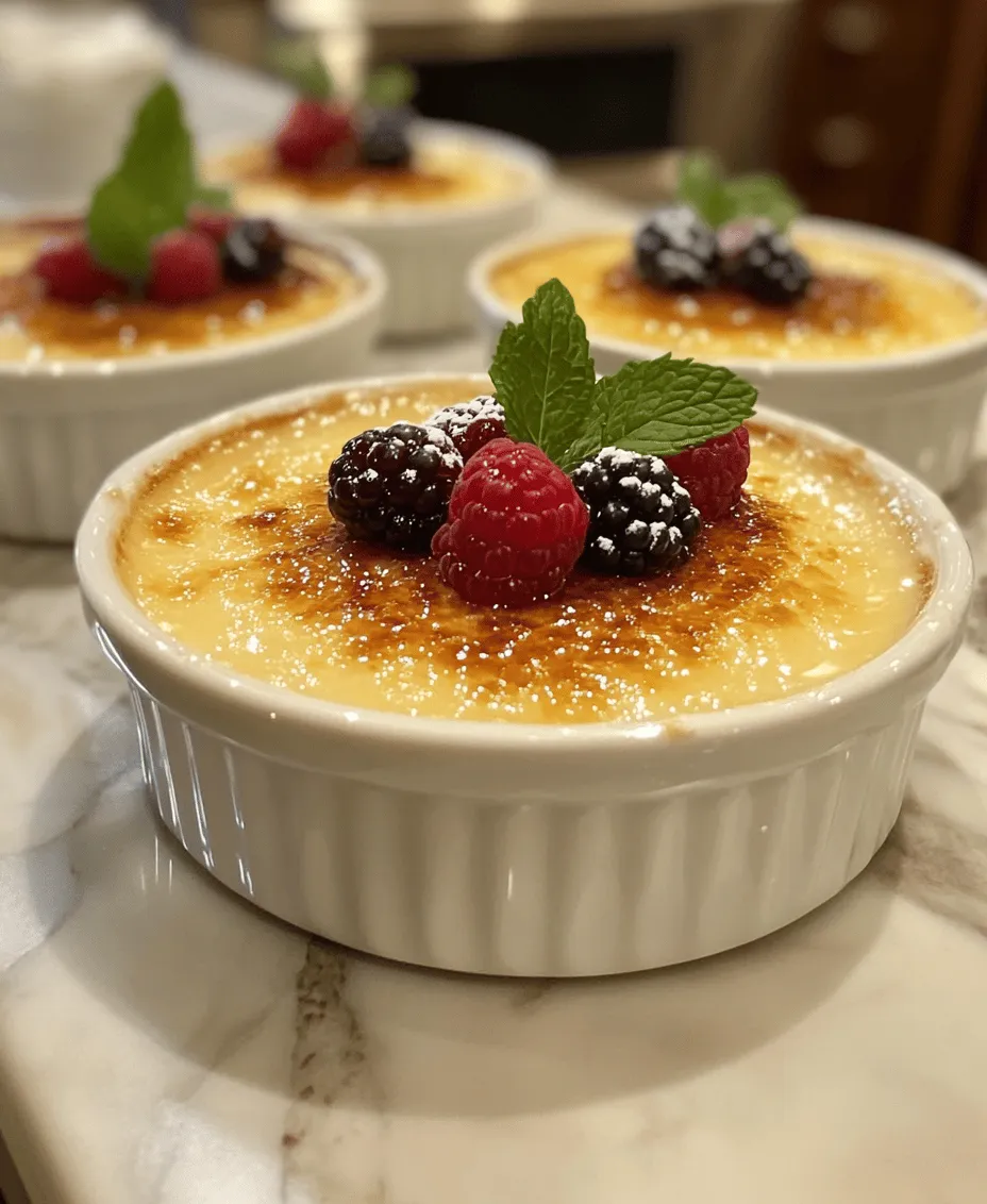 Crème brûlée is a beloved classic dessert that embodies elegance and indulgence. This creamy, custard-based treat is renowned for its rich texture and the satisfying crack of caramelized sugar on top. Originating from France, crème brûlée has cemented its status as a favorite among dessert lovers worldwide. It’s often associated with special occasions, making it a perfect choice for romantic dinners or celebrations.