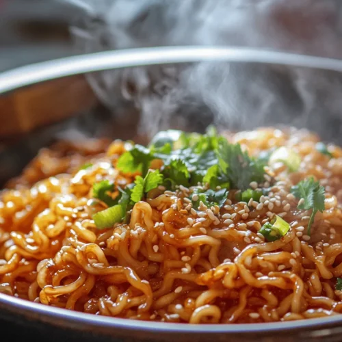 If you're a fan of bold, spicy, and aromatic flavors, then Szechuan Spicy Noodles with Garlic Chili Oil is a must-try dish that will tantalize your taste buds. This vibrant recipe encapsulates the essence of Szechuan cuisine, celebrated for its unique blend of spices and rich flavors. In just 20 minutes, you can whip up a delightful meal that serves 2-3 people, making it perfect for a quick weeknight dinner or an impressive dish for special occasions.