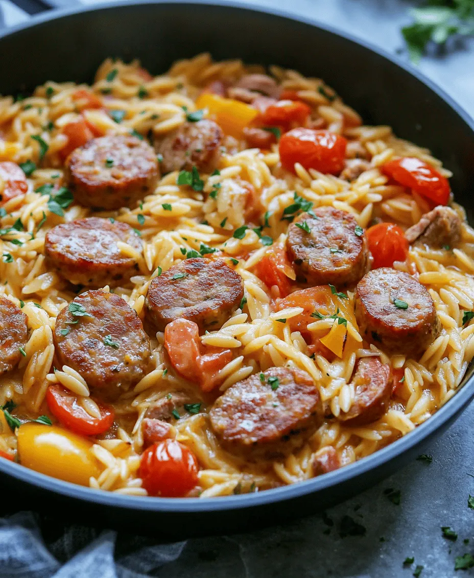 If you’re searching for a dish that perfectly balances bold flavors with creamy comfort, look no further than the Creamy Cajun Sausage Orzo Skillet. This delightful one-pan meal brings together the vibrant essence of Cajun cuisine and the indulgent richness of a creamy pasta dish, making it the ideal choice for busy weeknights or cozy family dinners. With its minimal cleanup and quick preparation time, this recipe offers a perfect solution for those evenings when you crave something satisfying yet uncomplicated.