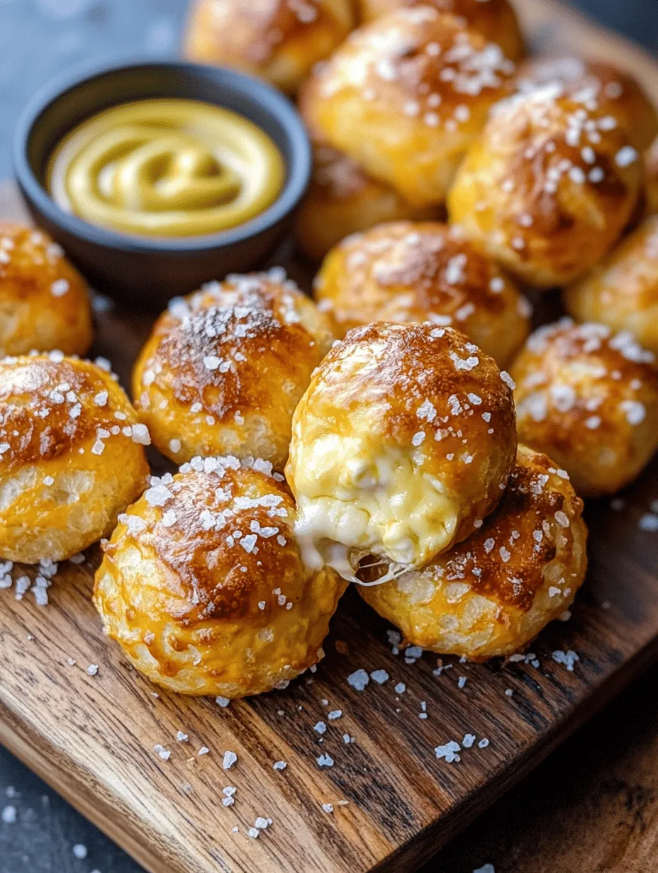 Imagine a warm, freshly baked snack that bursts with flavor and has a delightful cheesy center, tantalizing your taste buds with every bite. Warm, gooey cheesy pretzel bites are just that—a comforting treat that can elevate any gathering or satisfy your afternoon cravings. These little morsels are perfect for parties, game nights, or simply as a cozy snack at home, inviting everyone to indulge in their soft, chewy texture and rich, melted cheese.