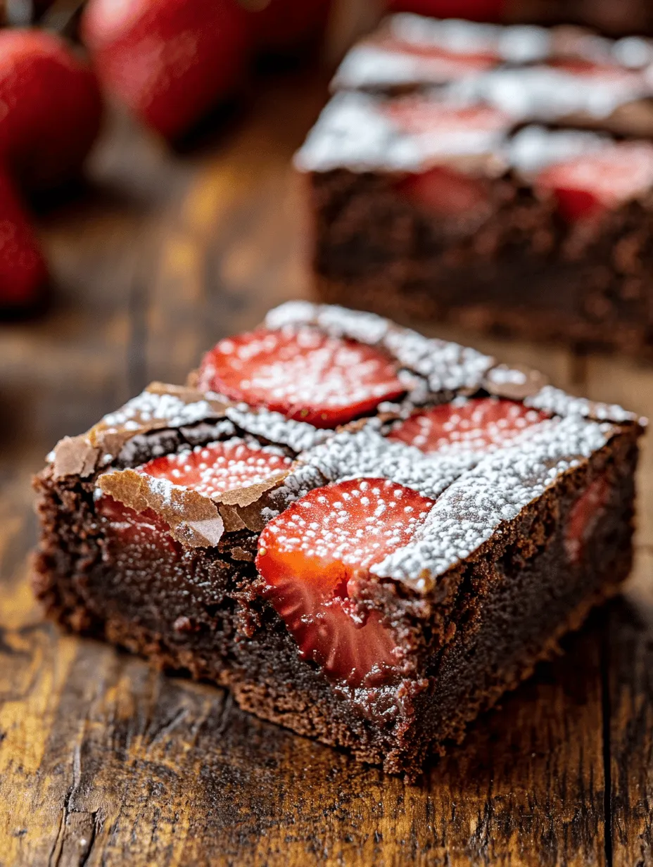 To create the perfect batch of Sweet Strawberry Brownies, understanding the key ingredients is essential. Each component plays a crucial role in achieving the ideal flavor, texture, and overall quality of the brownies. Here’s a breakdown of the core components that make these brownies not only delicious but also uniquely delightful.