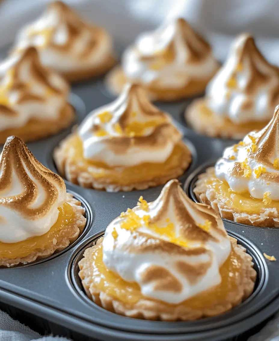 To master the art of Mini Lemon Meringue Pies, it’s essential to understand the three key components: the pie crust, the lemon filling, and the meringue topping. Each element plays a critical role in creating the perfect mini pie, and knowing the ins and outs of each will help you achieve the best results.