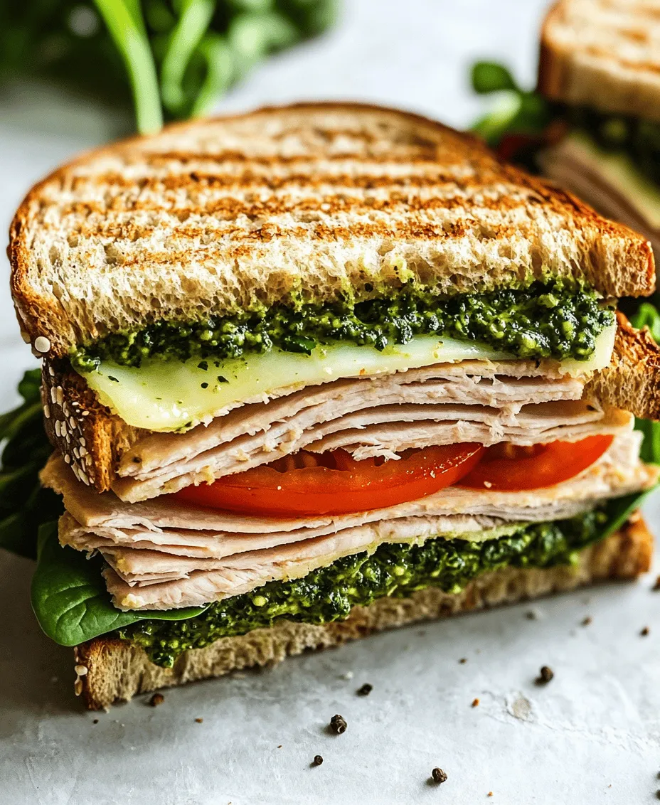 A great sandwich starts with quality ingredients, and the Turkey Pesto Sandwich Delight is no exception. Each component plays a crucial role in delivering the delightful taste and nutritional benefits that this sandwich has to offer. Let’s break down the core components that make this sandwich not only delicious but also healthful.