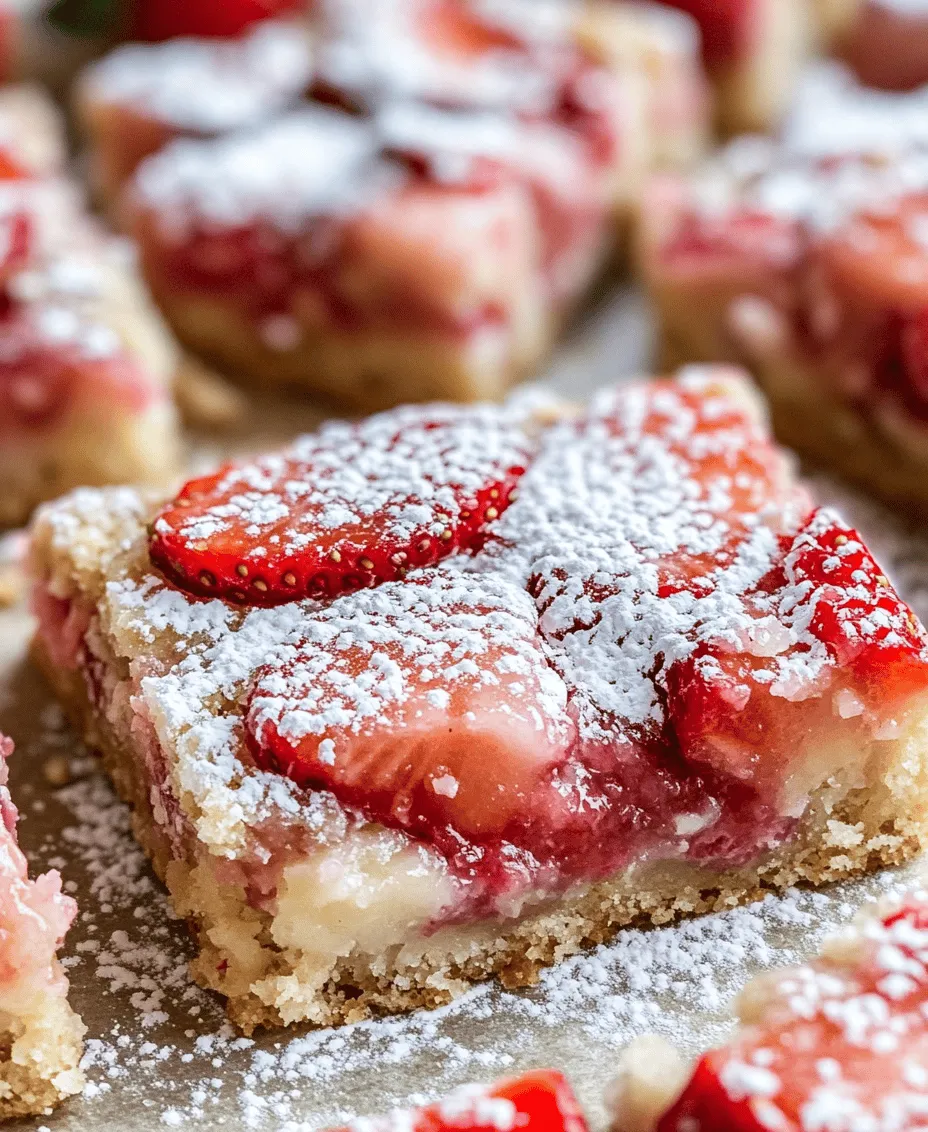 To create the perfect Strawberry White Chocolate Gooey Bars, it’s essential to understand the role of each ingredient in the recipe. Here’s a breakdown of the main components that contribute to the flavor and texture of these delicious treats: