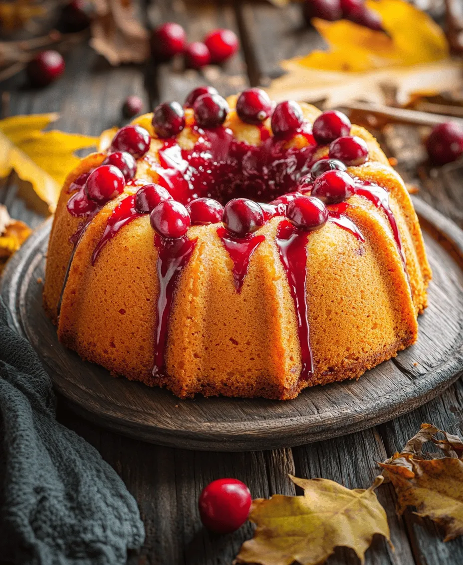 As the holiday season approaches, the desire for warm, comforting desserts becomes ever more pronounced. One standout recipe that captures the spirit of this festive time is the Cranberry Bundt Cake Delight. This delicious and visually appealing dessert not only boasts a moist texture but also masterfully balances the tartness of cranberries with the sweetness of the cake. Whether you're hosting a holiday gathering, attending a family dinner, or simply looking for a delightful treat to enjoy, this cake is sure to impress.