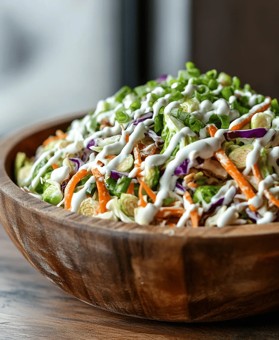 When it comes to side dishes, coleslaw has earned its place in the spotlight for its versatility and ability to complement a variety of meals. Traditionally made with crunchy cabbage, this classic dish is often associated with summer barbecues, picnics, and gatherings. However, coleslaw doesn't have to be confined to the old standards. Enter Brussels sprouts coleslaw—a modern twist that adds a unique flavor profile and nutritional boost to your plate.