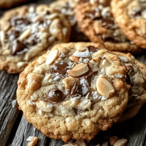 Cookies have long held a cherished place in our hearts and homes, serving as a delightful treat that transcends generations. Whether enjoyed with a warm cup of coffee, shared at a family gathering, or gifted to a friend, cookies bring comfort and joy to any occasion. Among the myriad of cookie varieties, the Almond Joy Cookies stand out for their unique combination of flavors that pay homage to a beloved candy bar. These cookies effortlessly blend the rich taste of chocolate, the tropical sweetness of coconut, and the satisfying crunch of almonds, creating a treat that is both nostalgic and indulgent.