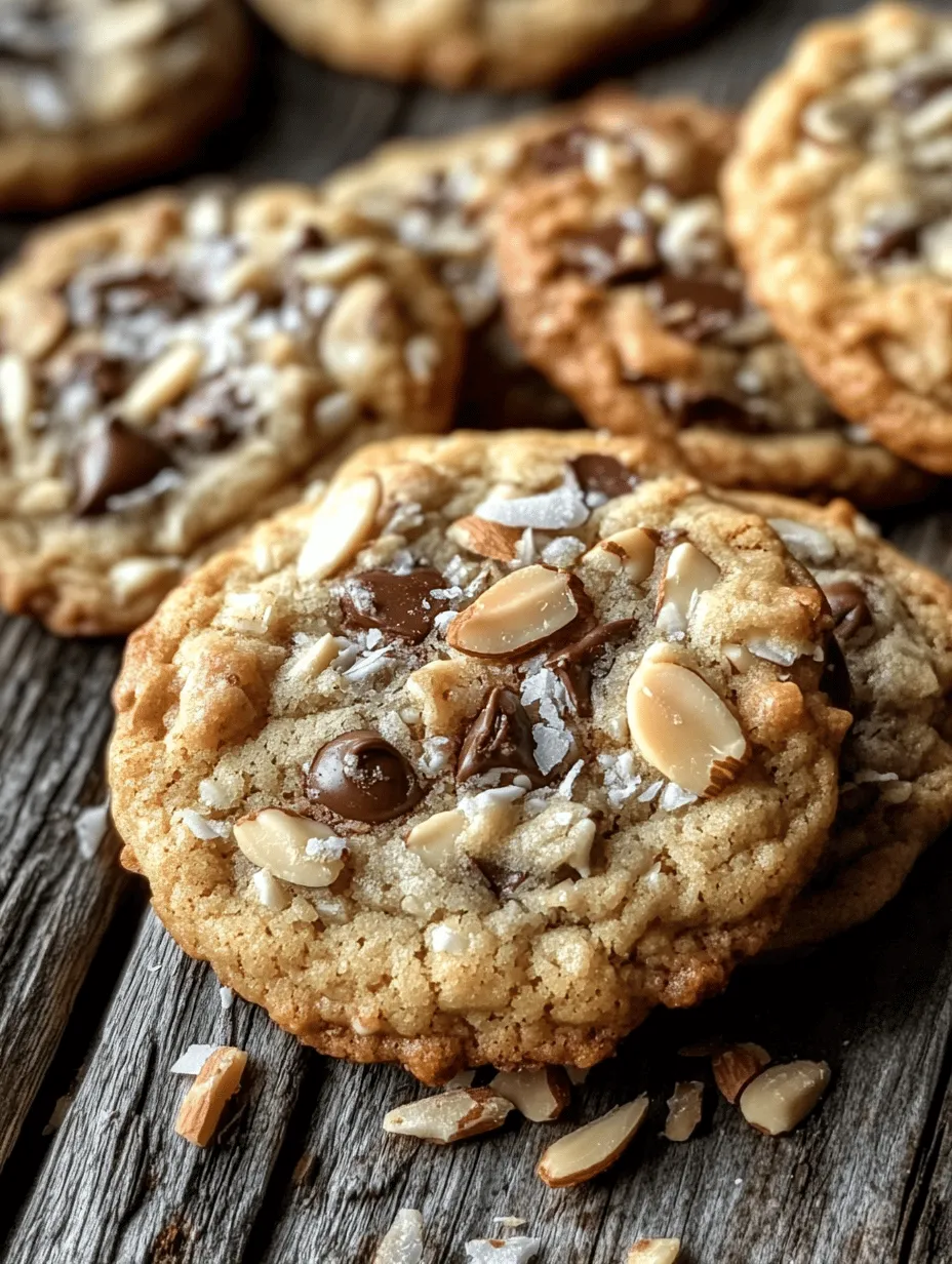 Cookies have long held a cherished place in our hearts and homes, serving as a delightful treat that transcends generations. Whether enjoyed with a warm cup of coffee, shared at a family gathering, or gifted to a friend, cookies bring comfort and joy to any occasion. Among the myriad of cookie varieties, the Almond Joy Cookies stand out for their unique combination of flavors that pay homage to a beloved candy bar. These cookies effortlessly blend the rich taste of chocolate, the tropical sweetness of coconut, and the satisfying crunch of almonds, creating a treat that is both nostalgic and indulgent.