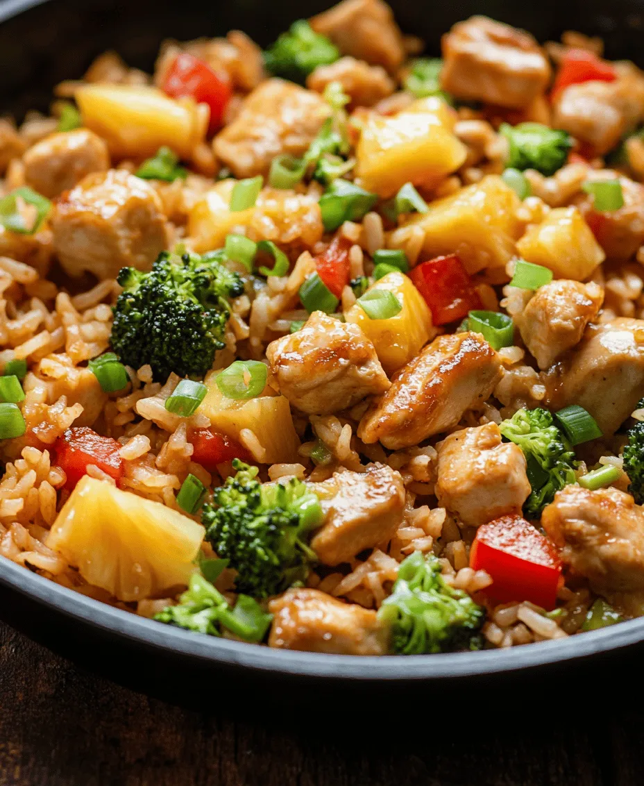 If you're looking for a dish that transports your taste buds to a sunny paradise, look no further than Tropical Feast: Pineapple Chicken and Rice. This vibrant and colorful recipe combines succulent chicken breast with sweet, juicy pineapple, complemented by a medley of fresh vegetables. The result is a delightful fusion of flavors that not only satisfies your cravings but also brings a burst of tropical sunshine to your dinner table.