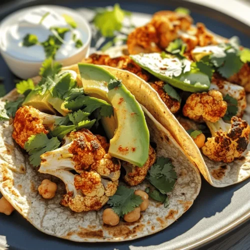 In an age where healthy eating can often feel like a daunting task, the Spicy Chili Lime Chickpea Cauliflower Wrap emerges as a vibrant and enticing alternative. This delightful wrap is not just a feast for the palate, but it also champions nutrition, combining the protein-packed goodness of chickpeas with the crunchy, satisfying texture of roasted cauliflower. The bold and zesty flavors of chili and lime elevate this dish, making it a favorite among health-conscious foodies and flavor enthusiasts alike.