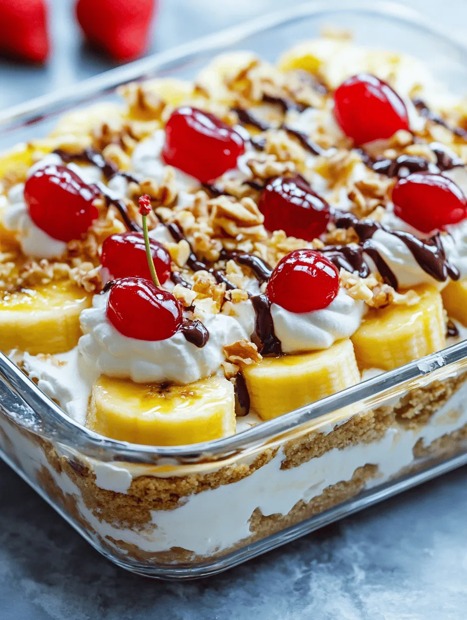 If you’re searching for a dessert that captures the nostalgic flavors of a classic banana split while being effortlessly simple to prepare, look no further than the No-Bake Banana Split Cake. This delectable treat reimagines the beloved ice cream sundae into a layered cake form, making it a perfect centerpiece for summer gatherings, picnics, and family celebrations.