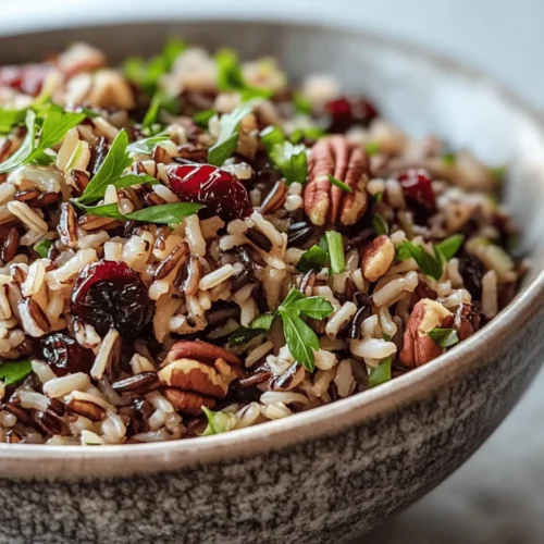 Wild rice pilaf is a delightful and versatile dish that has gained popularity for its unique flavor profile and impressive nutritional benefits. Combining the earthy taste of wild rice with the sweet-tart notes of cranberries and the rich crunch of pecans, this dish transforms any meal into a gourmet experience. Whether served as a side dish for a holiday feast or a wholesome main dish, wild rice pilaf with cranberries and pecans is perfect for a wide array of occasions.