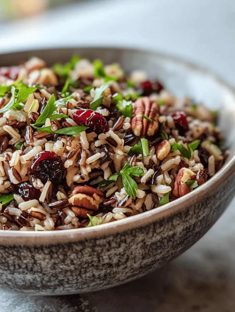 Wild rice pilaf is a delightful and versatile dish that has gained popularity for its unique flavor profile and impressive nutritional benefits. Combining the earthy taste of wild rice with the sweet-tart notes of cranberries and the rich crunch of pecans, this dish transforms any meal into a gourmet experience. Whether served as a side dish for a holiday feast or a wholesome main dish, wild rice pilaf with cranberries and pecans is perfect for a wide array of occasions.