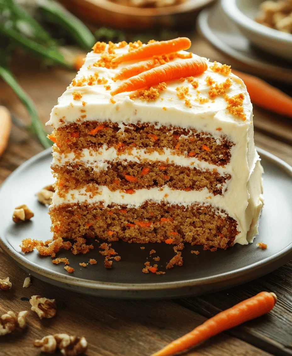 Carrot cake has secured a beloved place in the hearts of dessert enthusiasts around the world. Known for its unique blend of sweetness, spice, and moist texture, this cake is more than just a delightful treat; it embodies comfort and nostalgia. Whether served at a birthday party, enjoyed during a festive gathering, or simply savored on a quiet afternoon, carrot cake offers a versatile option that suits a multitude of occasions.