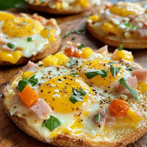 Start your day off right with a delightful twist on traditional breakfast fare: the English Muffin Breakfast Pizza. This innovative recipe marries the hearty goodness of classic breakfast foods with the fun and flavor of pizza, creating a dish that is both satisfying and versatile. Whether you're rushing out the door on a busy morning or enjoying a leisurely brunch with family and friends, this breakfast pizza is the perfect solution, delivering a scrumptious meal that can be tailored to suit any palate.