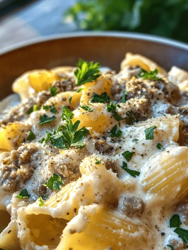 In the fast-paced world we live in, finding a meal that is both comforting and easy to prepare can feel like a culinary holy grail. Enter the Easy Creamy Beef and Pasta Shells recipe, a delightful dish that ticks all the boxes for busy families and individuals alike. This recipe combines the rich flavors of ground beef with the indulgent, creamy texture of a velvety sauce, all enveloped in tender jumbo pasta shells. It’s not just a meal; it’s a warm hug on a plate, perfect for weeknight dinners when time is of the essence.