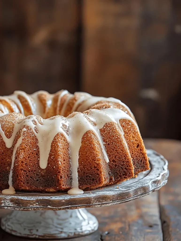 If you're searching for a dessert that combines nostalgic flavors with impressive presentation, look no further than the decadent Snickerdoodle Bundt Cake. This delightful cake marries the warm, comforting essence of the classic snickerdoodle cookie with the elegant form of a bundt cake, resulting in a show-stopping treat that is perfect for gatherings and celebrations. The rich notes of cinnamon and sugar that define snickerdoodles are elevated in this cake, making it a favorite among both cookie lovers and cake enthusiasts alike.