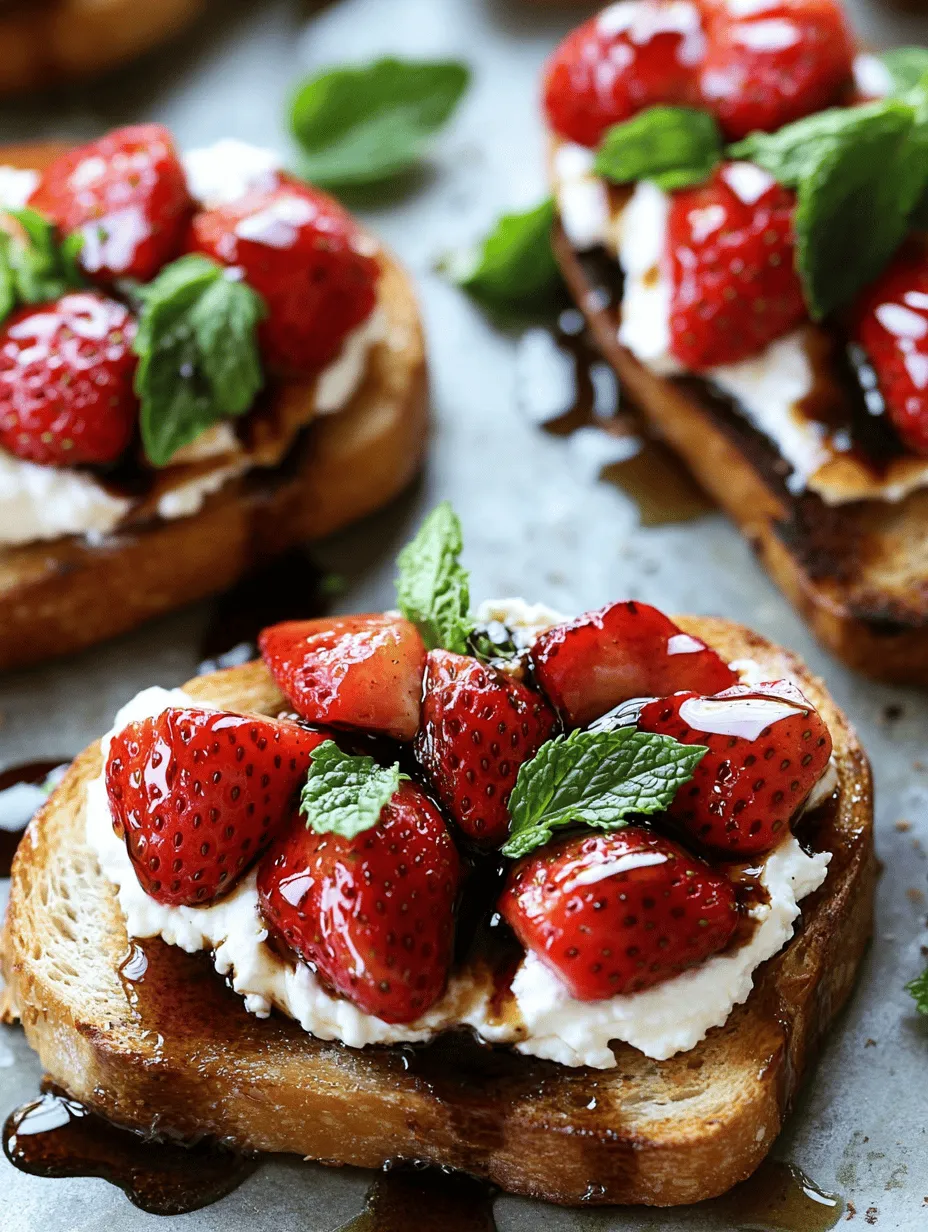 As the warm sun graces us with its presence, summer brings with it a bounty of fresh produce that tantalizes our taste buds. One of the most beloved summer fruits is the strawberry, known for its vibrant color and sweet, juicy flavor. This Roasted Strawberry Whipped Ricotta Toast recipe beautifully showcases strawberries in a way that elevates their natural sweetness while introducing a creamy, rich texture to your brunch table. Perfect for breakfast, brunch, or even a sweet afternoon snack, this dish is not just a feast for your palate but also a visual delight that will impress family and friends alike.