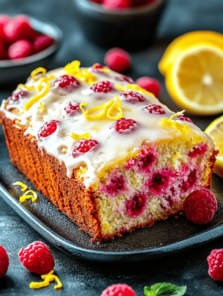 To truly appreciate the Raspberry Lemon Loaf Delight, it’s essential to understand the role of each ingredient. Each component contributes to the overall flavor, texture, and appeal of the loaf, making it a harmonious blend of tastes and aromas.
