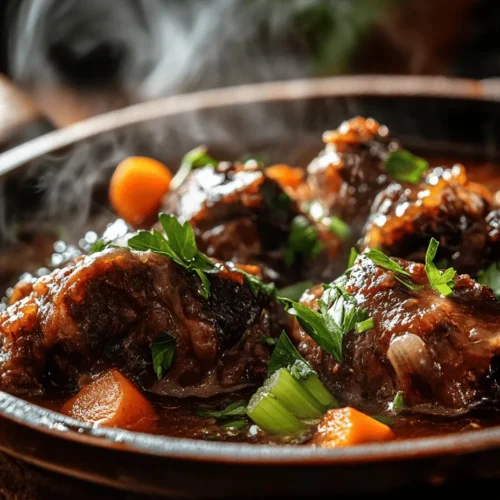 Oxtails are an often-overlooked cut of meat that packs a remarkable punch in terms of flavor and tenderness. Hailing from the tail of the cattle, these meaty morsels are rich in connective tissues, which break down beautifully during the cooking process. One delightful way to prepare oxtails is through a classic dish known as Smothered Oxtails Delight. This comforting recipe involves slow cooking the oxtails until they become fall-off-the-bone tender, enveloped in a rich and savory sauce that is simply irresistible.