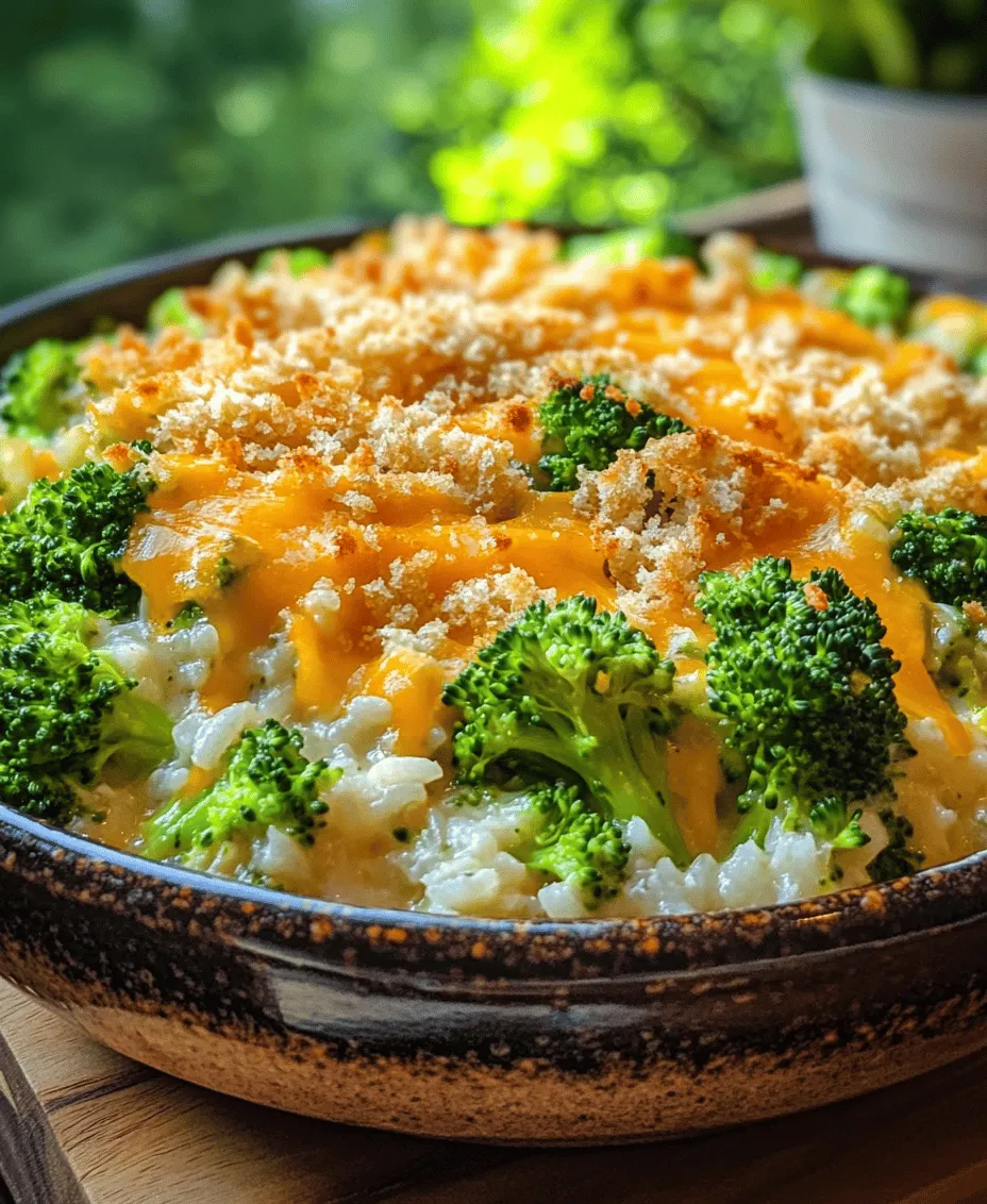 When it comes to the world of comfort food, few dishes hit the mark quite like a classic casserole. There’s something inherently satisfying about a warm, hearty meal that brings together a variety of flavors and textures in one dish. The Broccoli, Rice, Cheese, and Chicken Casserole is a prime example of this culinary tradition, perfectly marrying simplicity with taste while providing essential nutrition. This dish is not just a meal; it’s a celebration of family, comfort, and convenience.