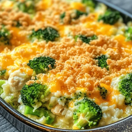 When it comes to the world of comfort food, few dishes hit the mark quite like a classic casserole. There’s something inherently satisfying about a warm, hearty meal that brings together a variety of flavors and textures in one dish. The Broccoli, Rice, Cheese, and Chicken Casserole is a prime example of this culinary tradition, perfectly marrying simplicity with taste while providing essential nutrition. This dish is not just a meal; it’s a celebration of family, comfort, and convenience.