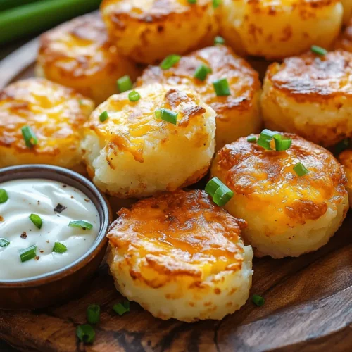 In the realm of comfort food, few dishes evoke the same level of nostalgia and satisfaction as mashed potatoes. This creamy, buttery side dish has been a staple on dinner tables for generations, often gracing holiday feasts and family gatherings. But what if we could take this beloved classic and transform it into a delightful appetizer or snack? Enter Golden Cheesy Mashed Potato Bites—crispy on the outside, creamy on the inside, and bursting with cheesy goodness. This dish not only satisfies your cravings for comfort food but also serves as an entertaining finger food that is perfect for parties, potlucks, or a cozy night at home.