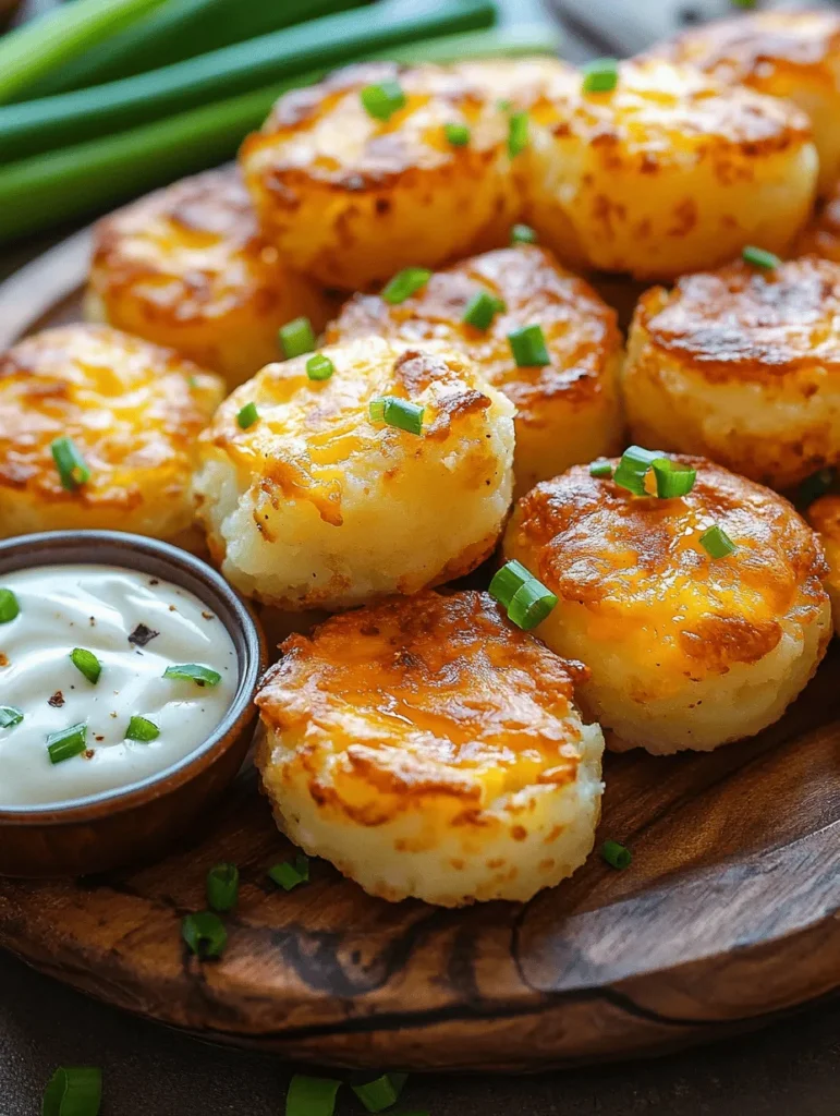 In the realm of comfort food, few dishes evoke the same level of nostalgia and satisfaction as mashed potatoes. This creamy, buttery side dish has been a staple on dinner tables for generations, often gracing holiday feasts and family gatherings. But what if we could take this beloved classic and transform it into a delightful appetizer or snack? Enter Golden Cheesy Mashed Potato Bites—crispy on the outside, creamy on the inside, and bursting with cheesy goodness. This dish not only satisfies your cravings for comfort food but also serves as an entertaining finger food that is perfect for parties, potlucks, or a cozy night at home.