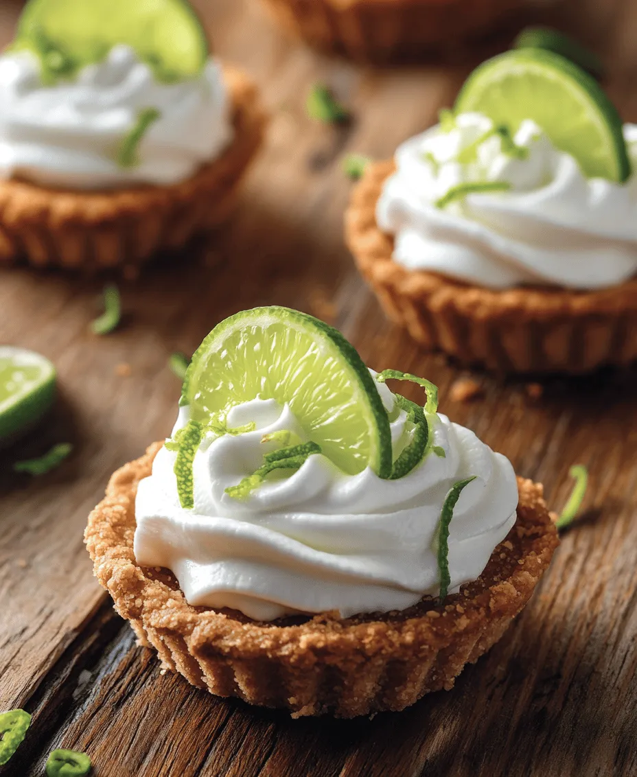 Key Lime Pie Tartlets are a delightful twist on the classic Key Lime Pie, delivering the same tangy flavor in a convenient, bite-sized form. These mini treats capture the essence of the traditional dessert while offering a unique presentation that can elevate any gathering. Whether you're hosting a summer barbecue, celebrating a birthday, or simply indulging your sweet tooth, these tartlets are sure to impress guests and satisfy your cravings.