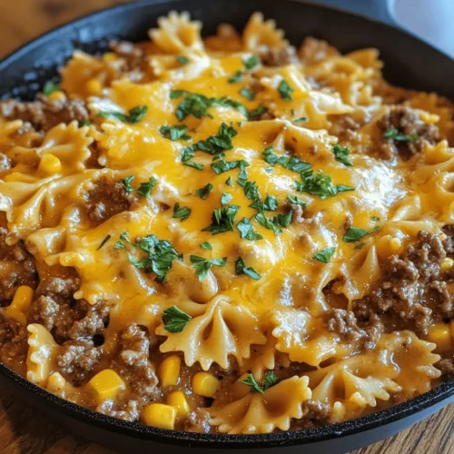 To create the Creamy Ranch Beef Bowtie Skillet, you’ll need a handful of key ingredients that come together to form a delicious and satisfying meal. Here's a closer look at each component: