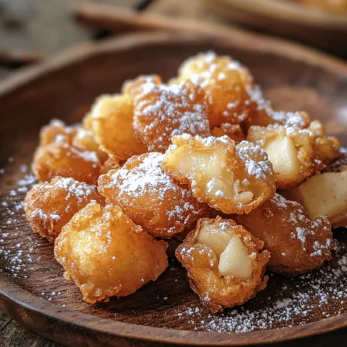If you're looking for a delightful snack that combines the comforting flavors of autumn with the joy of indulgence, look no further than apple fritter bites. These bite-sized treasures encapsulate the essence of traditional apple fritters, offering a crispy, golden exterior that gives way to a soft, cinnamon-spiced apple interior. The beauty of apple fritter bites lies not only in their delectable flavor but also in their convenience; they are perfect for sharing at gatherings or enjoying as an on-the-go treat.